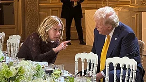 Giorgia Meloni’s earlier meeting with Donald Trump in 2024 in Paris