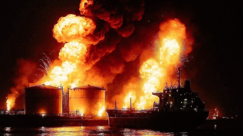 A visual from the US strikes (courtesy: @ME_Observer_/X)