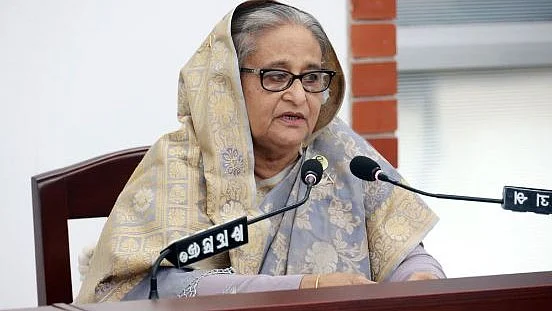 Former Bangladesh prime minister Sheikh Hasina.