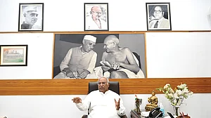 Congress chief Mallikarjun Kharge says the party is determined to win back lost ground (photo: Vipin/NH)