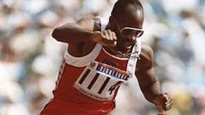 American track and field athlete Edwin Moses