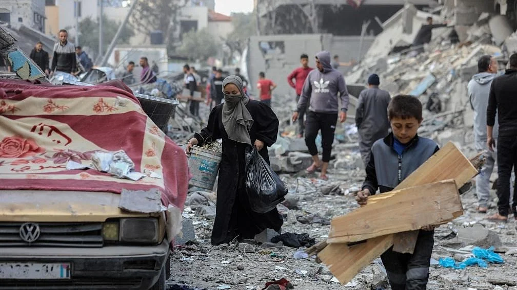 Israeli strikes cause widespread devastation in Gaza (photo: IANS)
