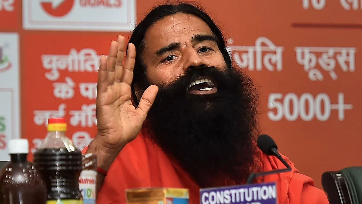 Baba Ramdev peddling his own non-Muslim products