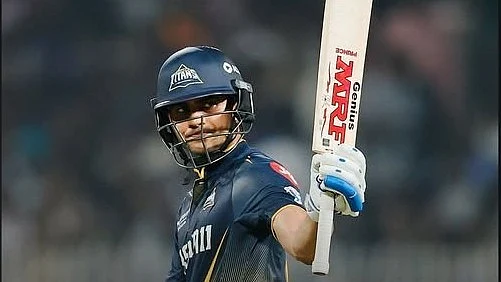 Shubman Gill stood tall with a classy 90 at Eden Gardens (photo: @ESPNcricinfo/X) 