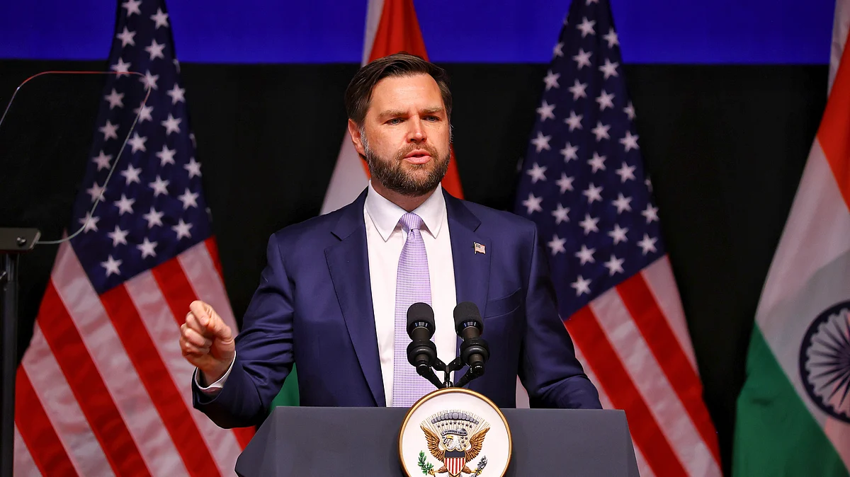 US vice-president J.D. Vance in Jaipur (photo: PTI)