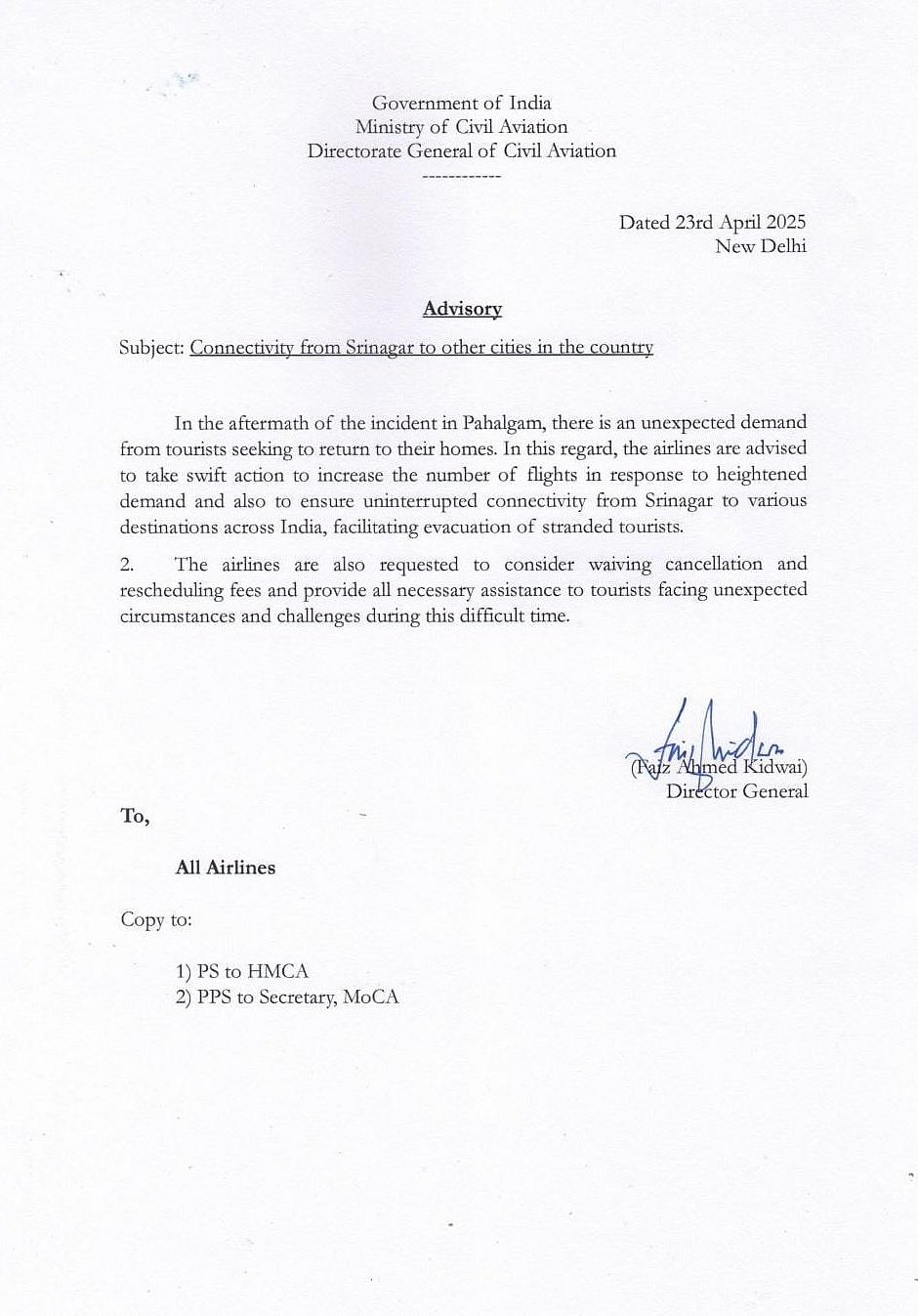 LIVE Pahalgam attack: Government convenes all‑party session today 