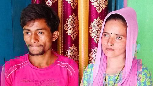 Sachin Meena and and Seema Haider (photo: IANS)