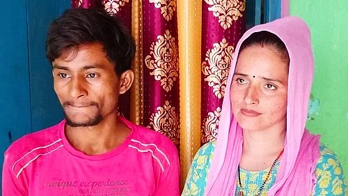 Sachin Meena and and Seema Haider (photo: IANS)