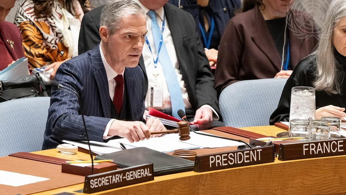 United Nations Security Council president Jerome Bonnafont (photo: IANS)