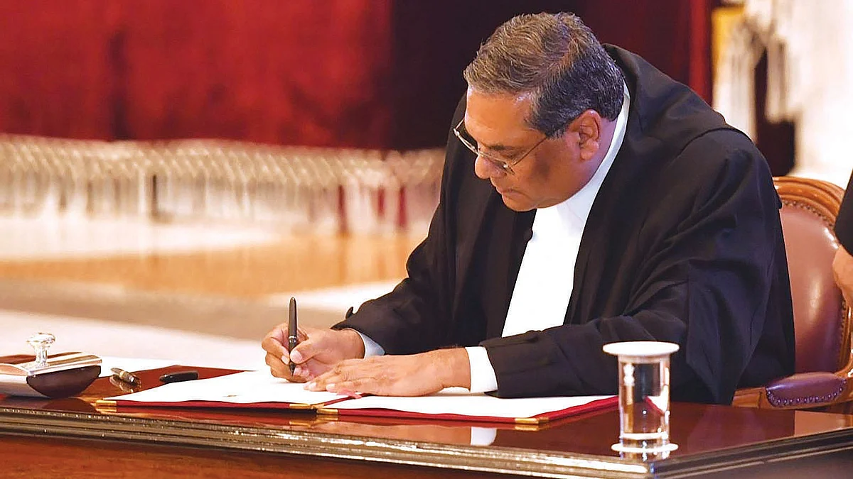 Nishikant Dubey blamed CJI Sanjiv Khanna (pictured) of risking “civil wars”