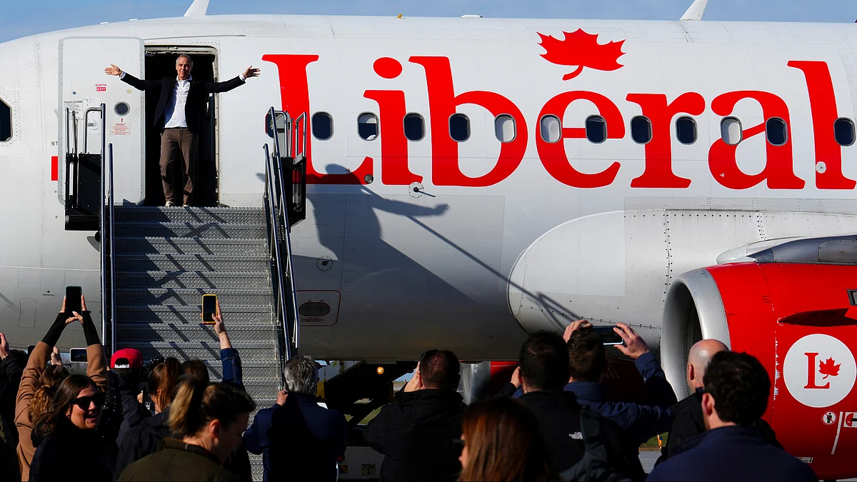 Liberal Leader Mark Carney arrives in Ottawa, Canada on 28 April (photo: AP/PTI)