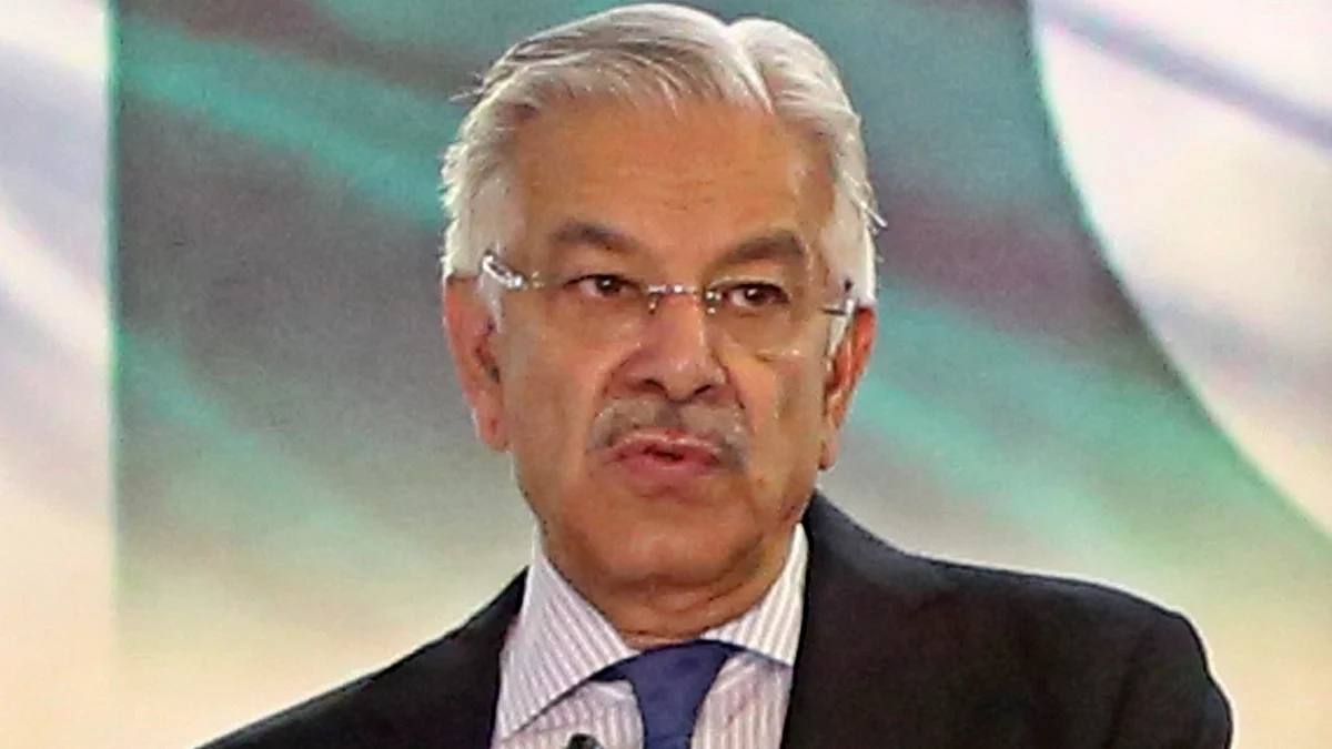 Pakistan defence minister Khawaja Asif (photo: IANS)