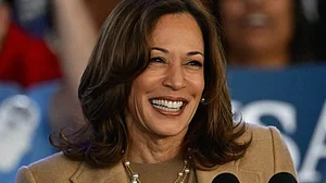 Former US vice-president Kamala Harris (photo: @IStandWKamala/X)