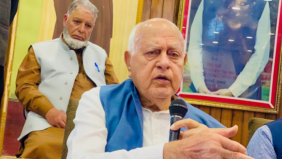 Jammu & Kashmir National Conference chief Farooq Abdullah worries about a war between India and Pakistan