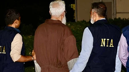 Tahawwur Rana in NIA custody (photo: IANS)