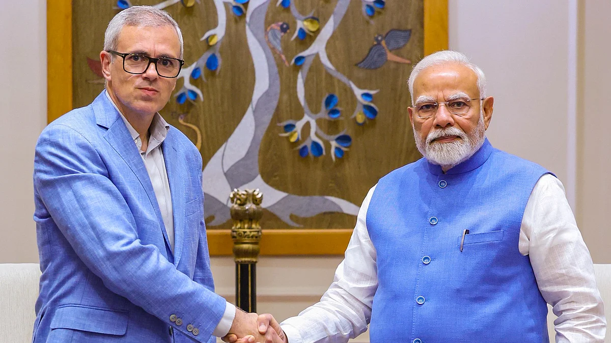 Omar Abdullah meets PM Modi in New Delhi, 3 May 2025 (Photo: PTI)