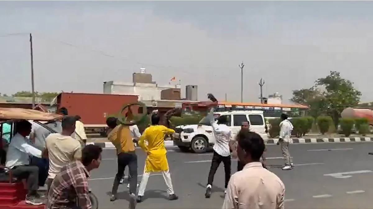 The attack on Ramji Lal Suman’s car in Bulandshahr