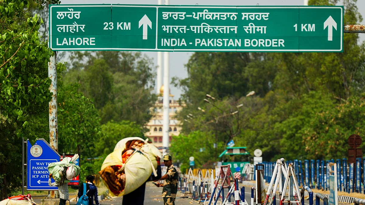 The border at Attari-Wagah (photo: PTI)