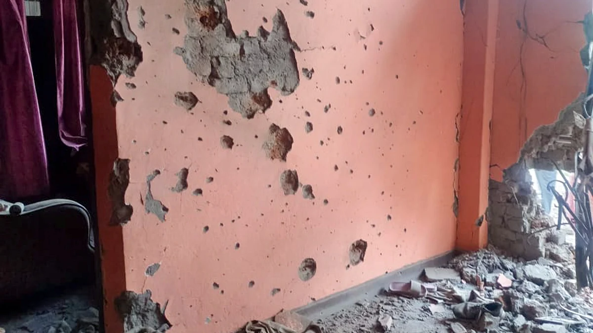 A targeted civilian structure in Poonch, Jammu and Kashmir