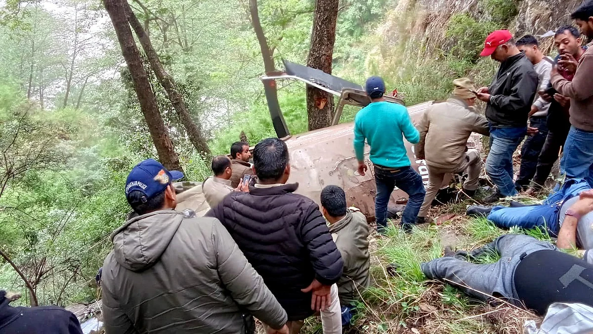 Rescue operation underway in Uttarkashi district on 8 May (photo: PTI)