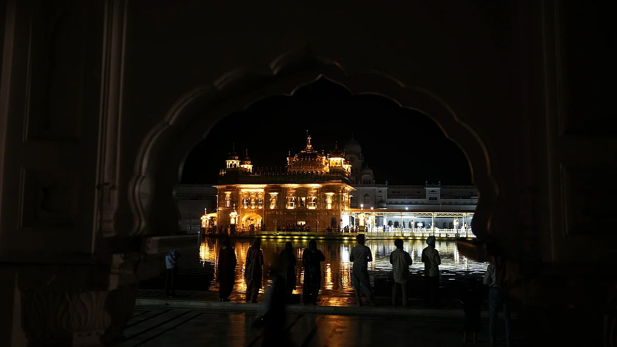 Golden Temple still glows softly amid blackout in Amritsar