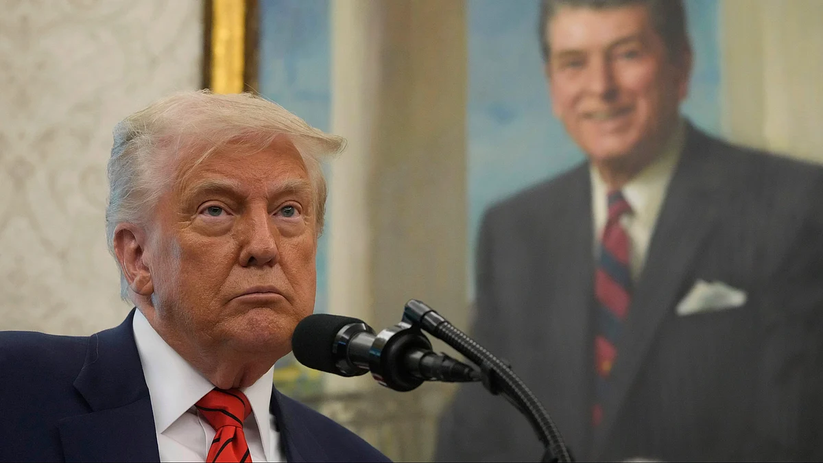 Donald Trump speaks at White House on 6 May (photo: AP/PTI)