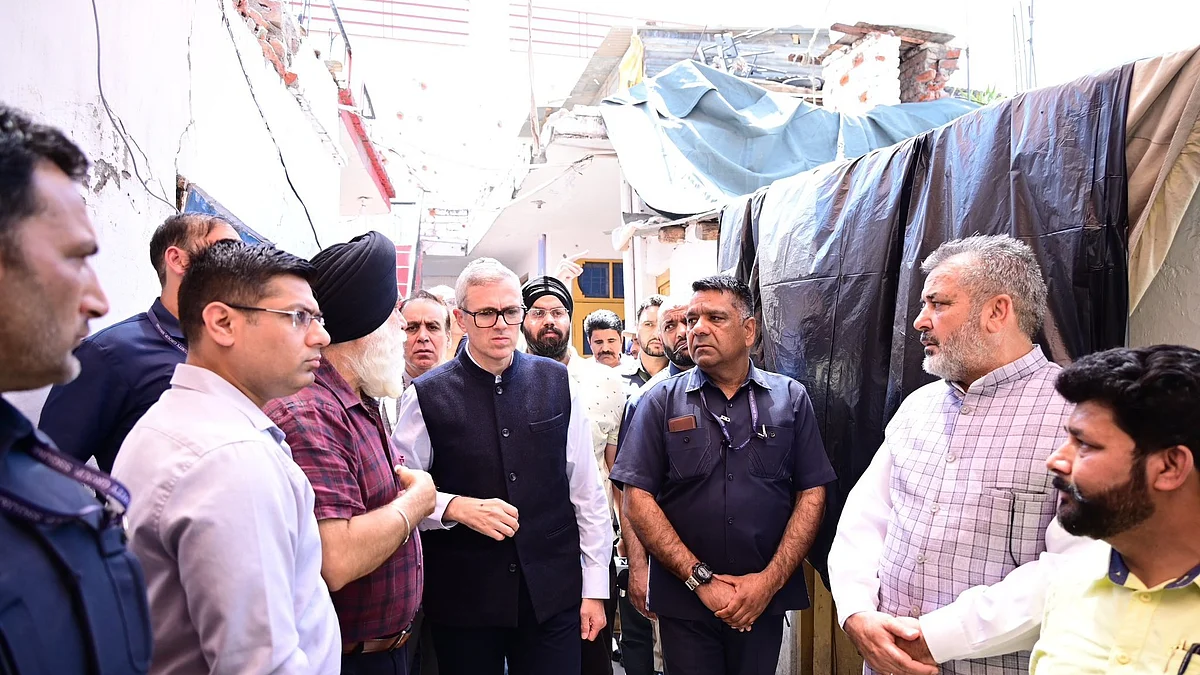 Jammu & Kashmir CM Omar Abdullah visits those affected in Poonch