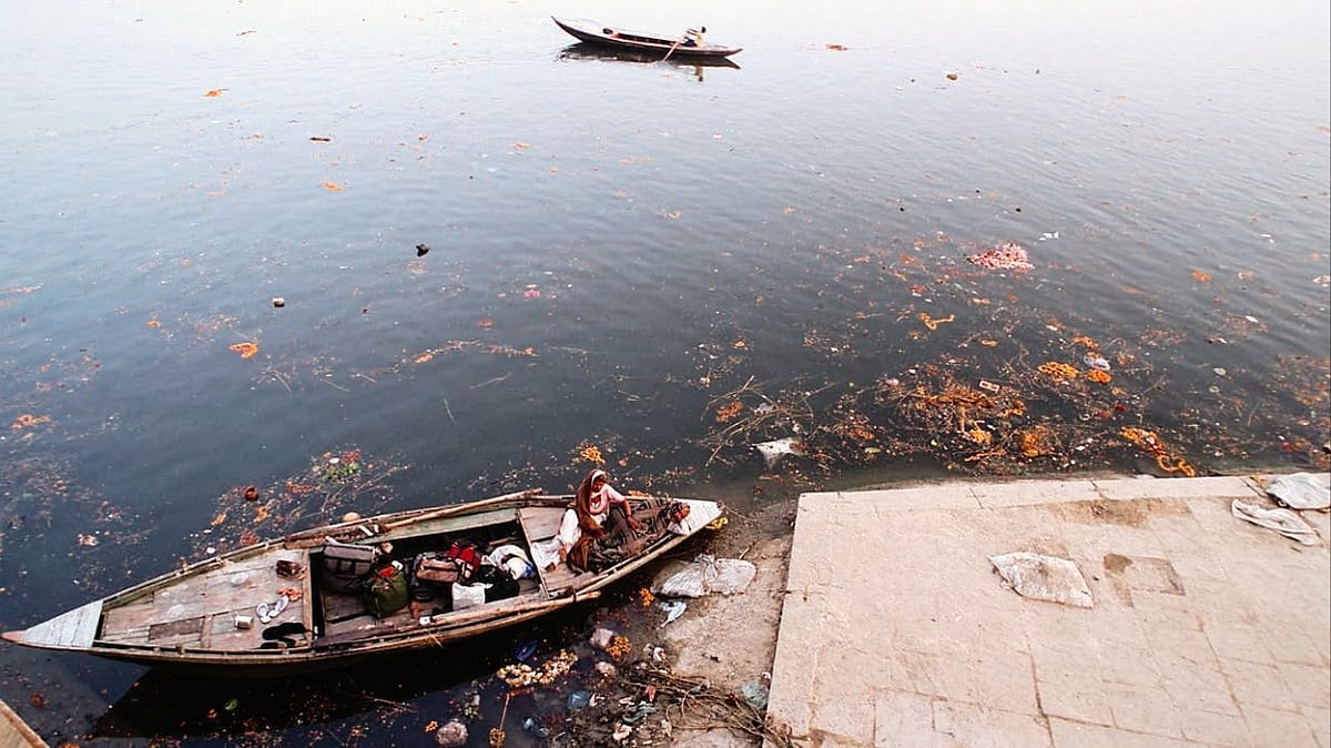 The Ganga at Varanasi: Clearly one of the most polluted rivers in the world (file photo)