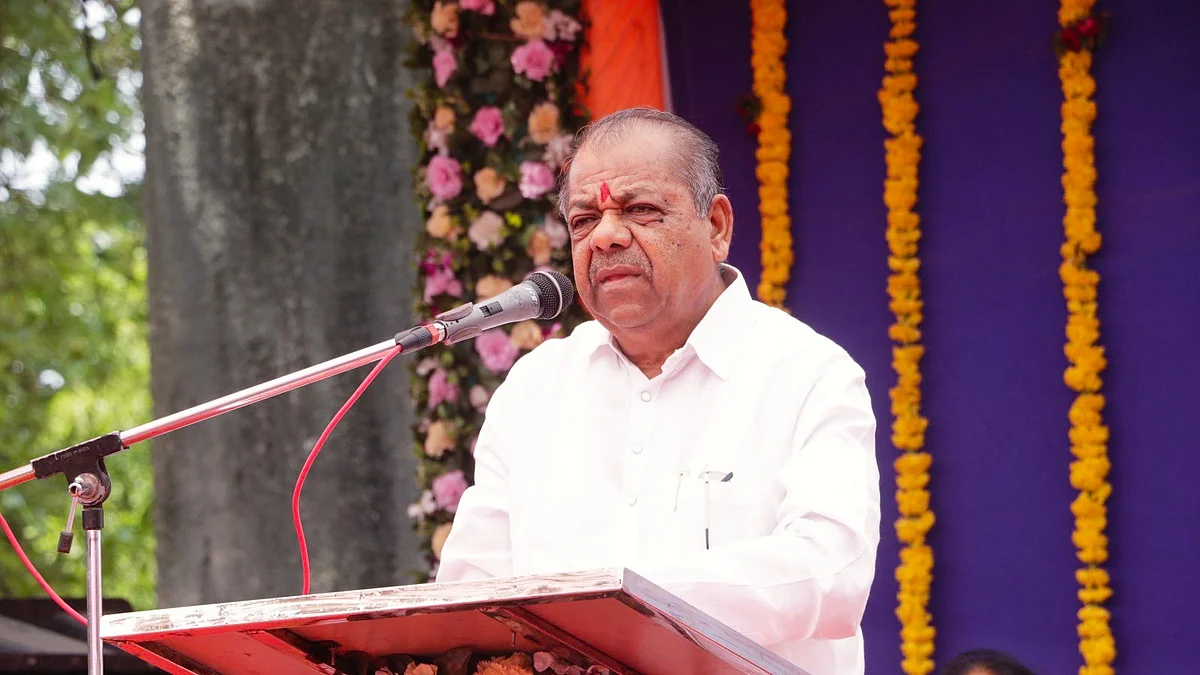 Gujarat minister Bachubhai Khabad (photo: @bachubhaikhabad/X)