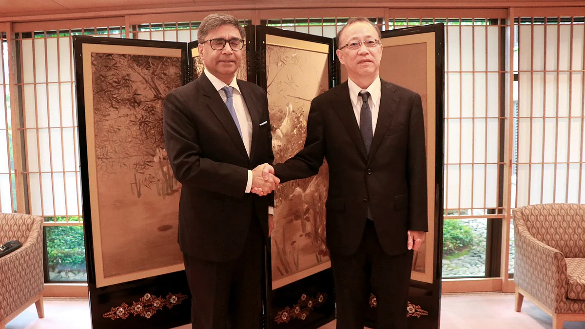 Foreign secy Vikram Misri meets Takehiro Funakoshi, Japan's vice minister for foreign affairs, in Tokyo