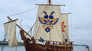How a painting of a merchant ship in Ajanta Cave 17 inspired the ‘INSV Kaundinya’