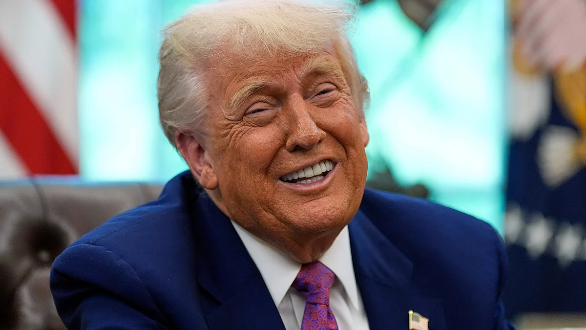 Donald Trump speaks at White House on 20 May (photo: AP/PTI)