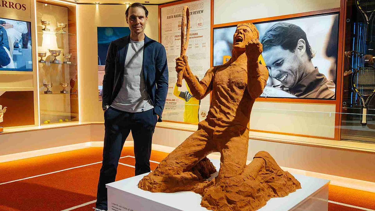 The new French Open corner at Rafa Nadal Museum