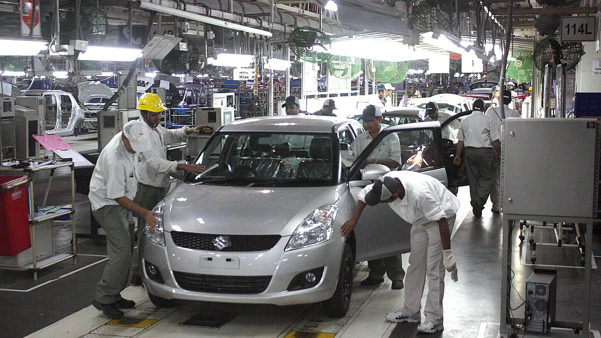 The automobile sector is half of India’s total manufacturing sector