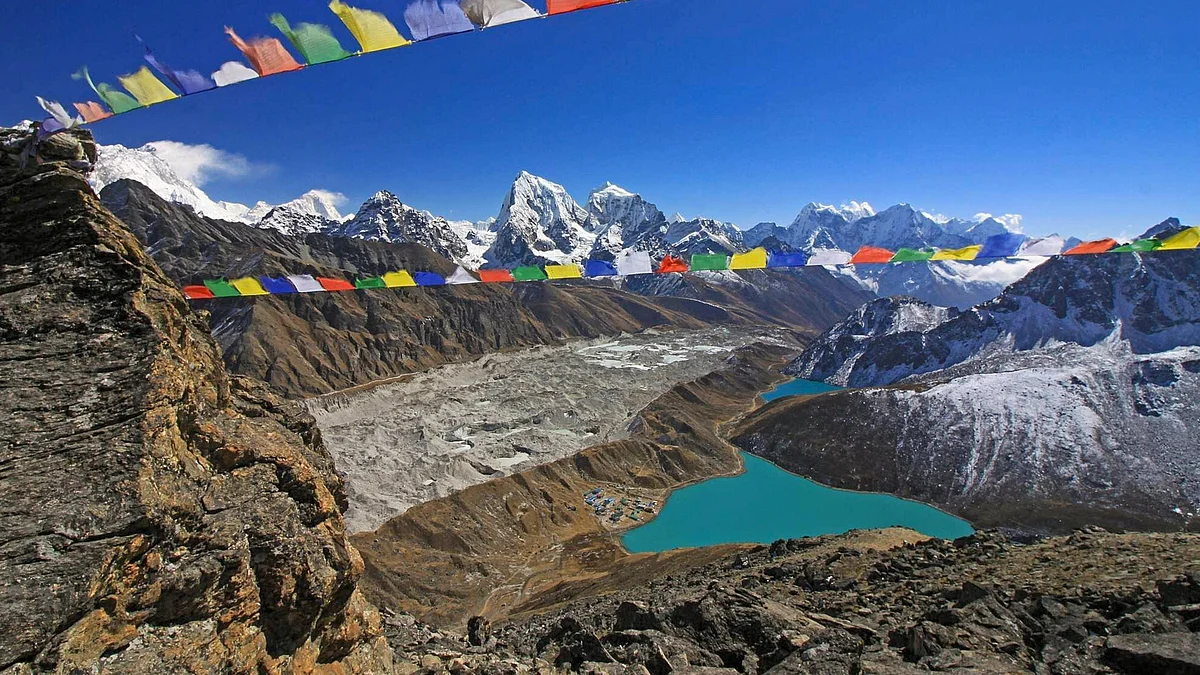 The Himalayas in Nepal 