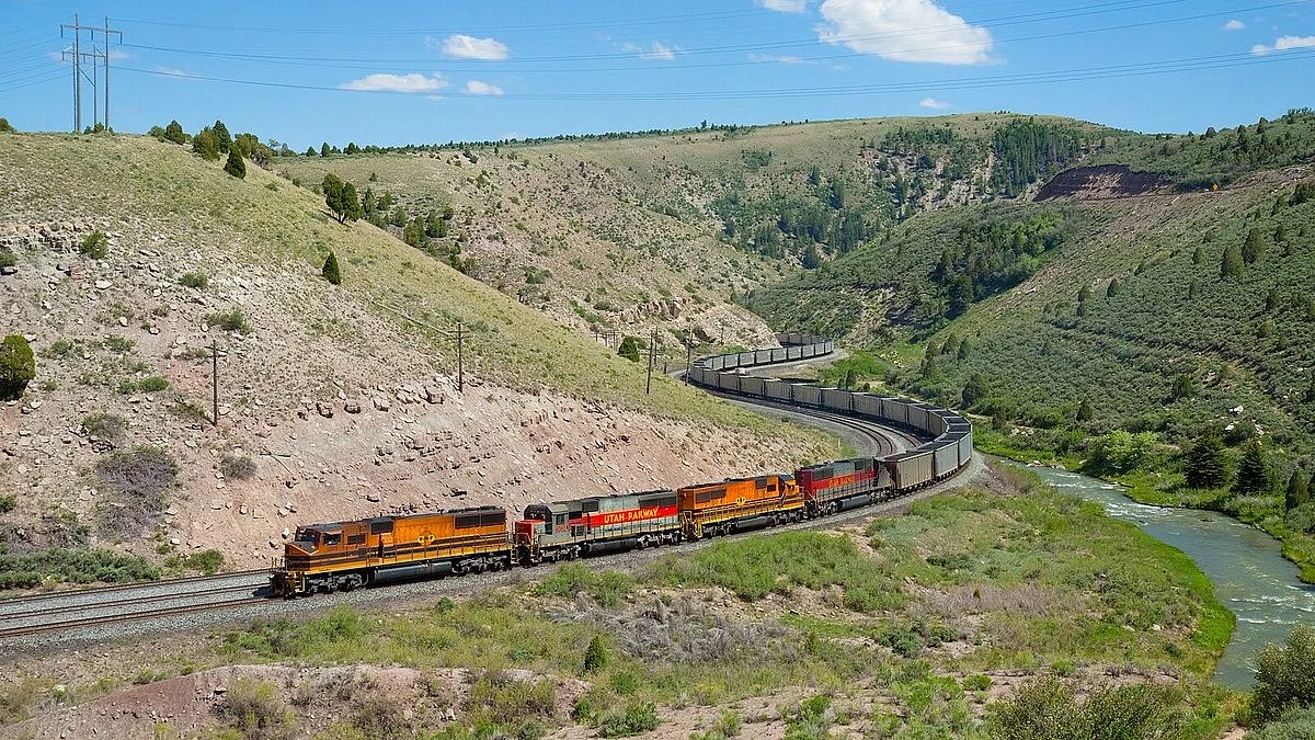 The Uinta Basin Railway project (representative image)
