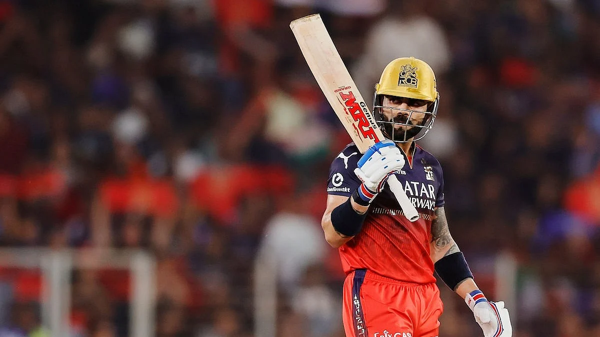 Virat Kohli held the innings together with 43 off 35 balls