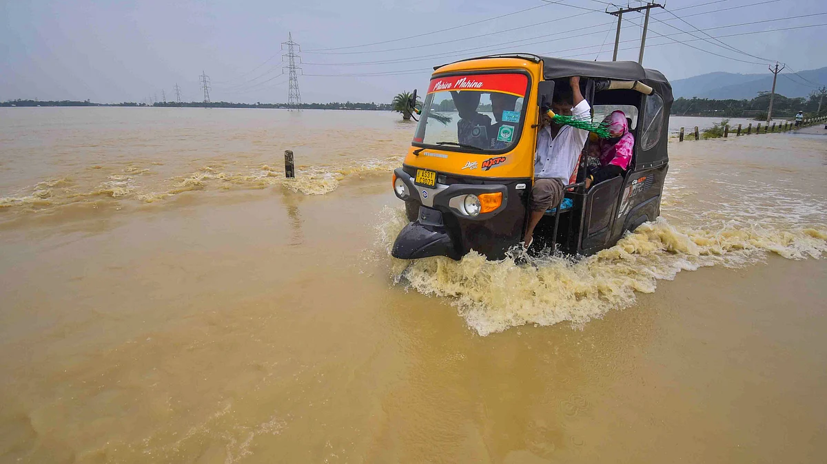 Seven major rivers in Assam flowing above danger mark (photo: PTI)