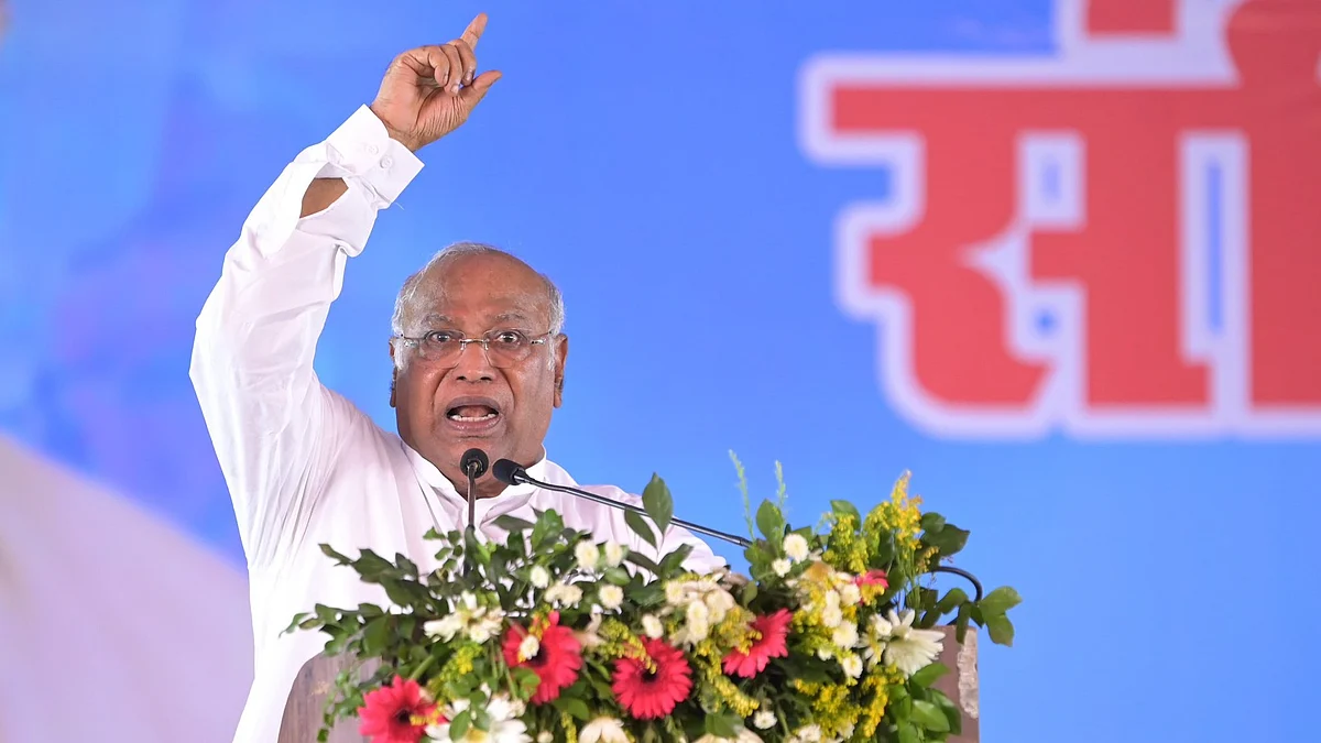 Congress president Mallikarjun Kharge (photo: @kharge/X)