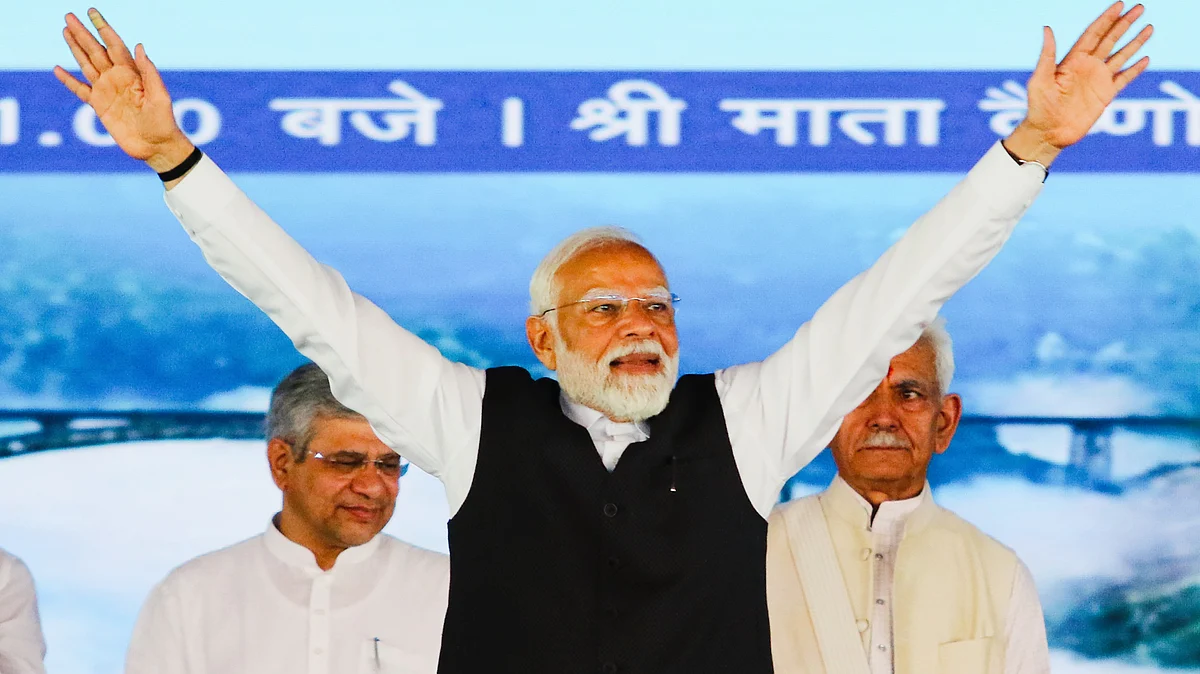 PM Narendra Modi in J&K (photo: PTI)(