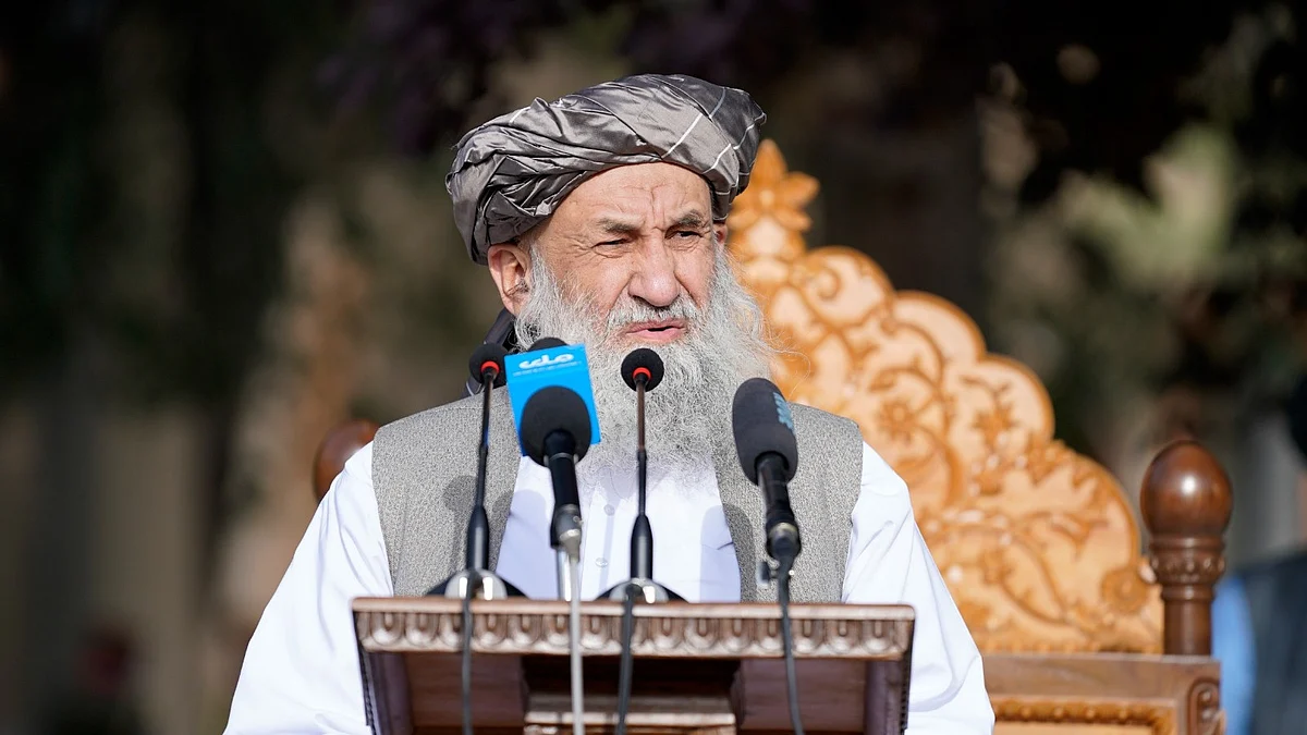 Taliban Prime Minister Mullah Mohammad Hassan Akhund