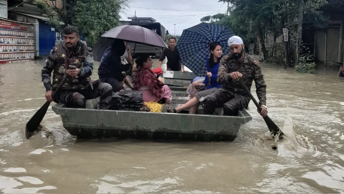 At least 3 persons killed in flood related calamities during the past 24 hours (photo: IANS)