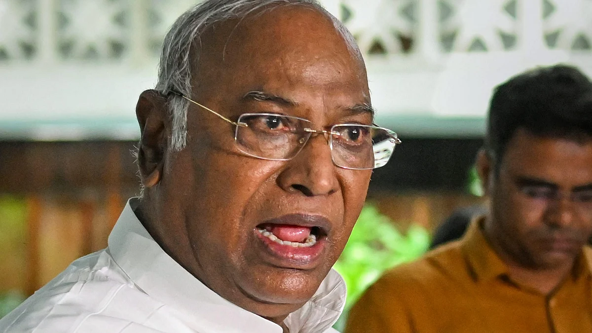 Congress president Mallikarjun Kharge (photo: PTI)