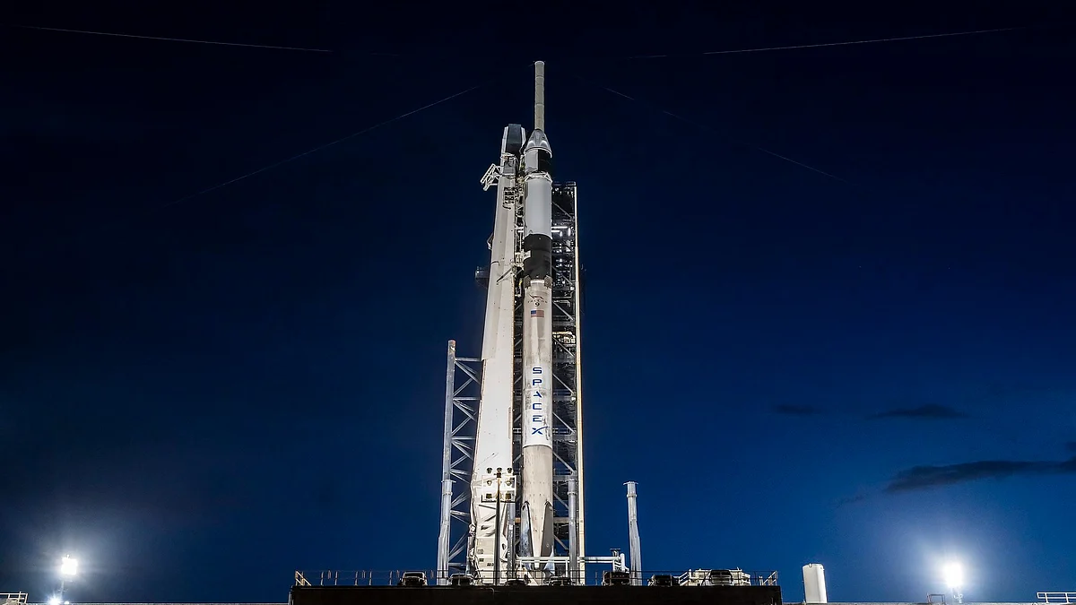 The Axiom 4 launch site (photo courtesy: @SpaceX/X)
