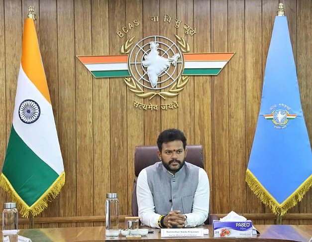 Civil Aviation Minister Rammohan Naidu
