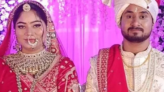 Raja Raghuvanshi and his wife Sonam (photo: IANS)