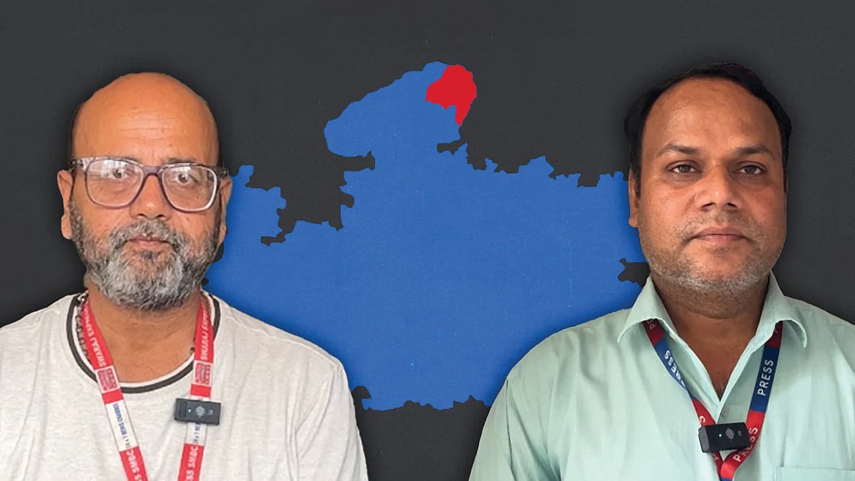 Amarkant Singh Chouhan (left) and Shashikant Jatav