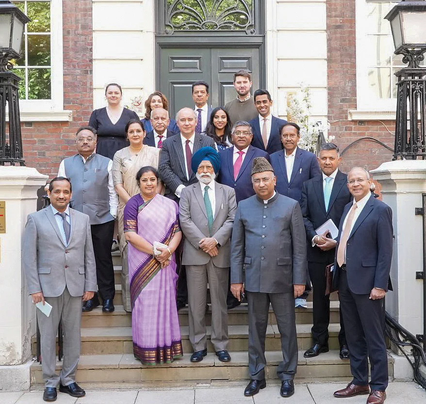 An Indian Parliamentarians’ delegation in London