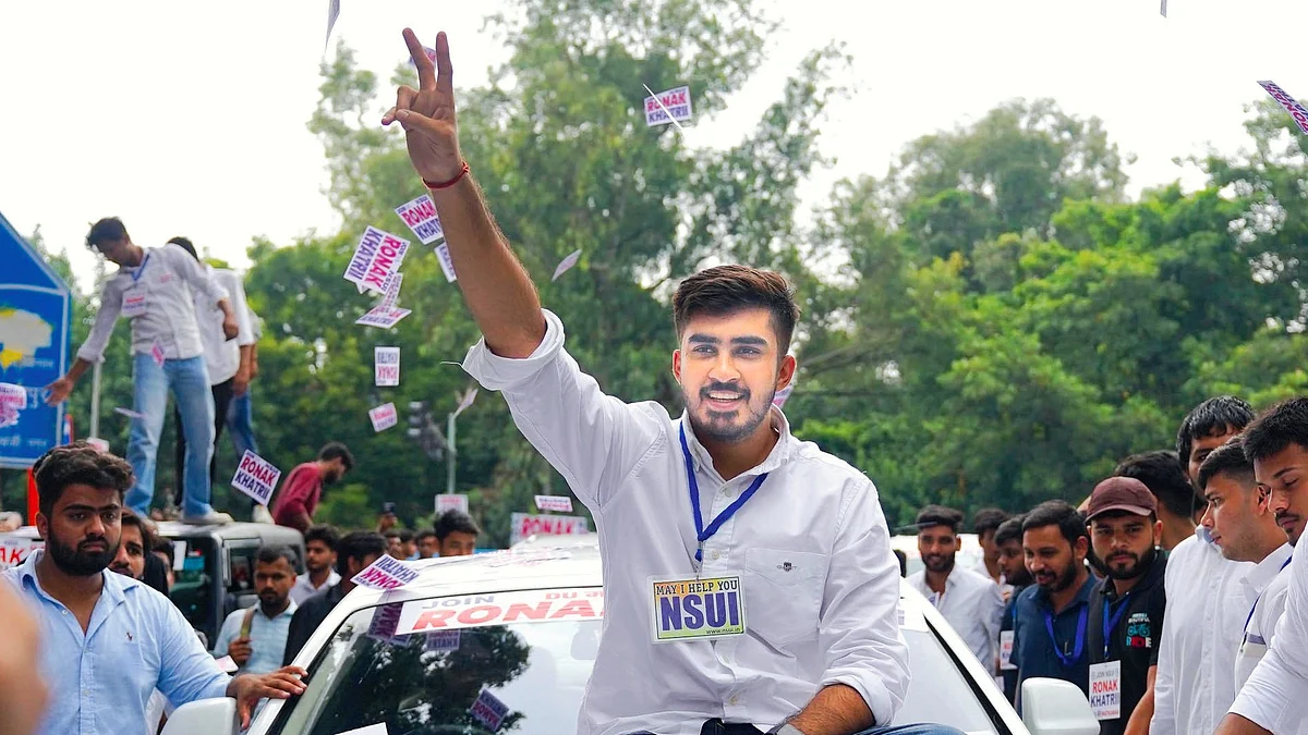 Ronak Khatri after his election win 