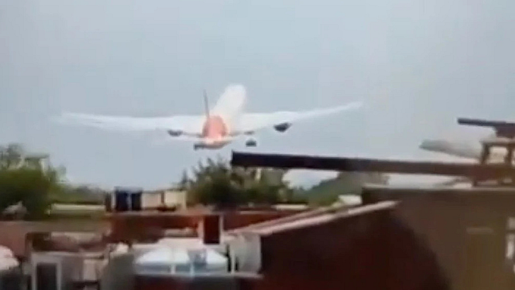 AI-171 flight moments before the crash, filmed by Aryan